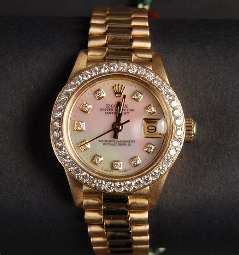 rolex damenuhr mit diamanten|Rolex damenuhr rosegold.